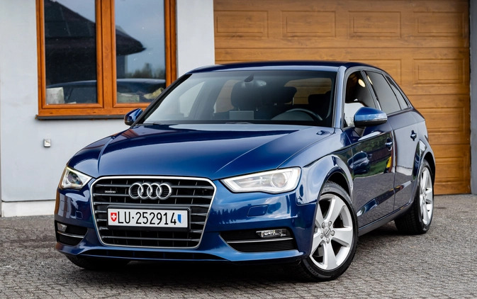 Audi A3 cena 58900 przebieg: 188000, rok produkcji 2014 z Warszawa małe 742